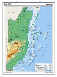 Laminated Map of Belize
